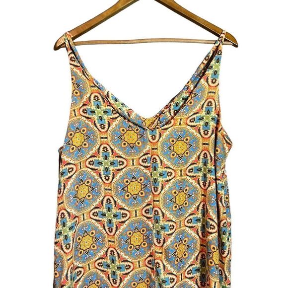 Bebop patterned tank mini dress. Size xl - Picture 6 of 8